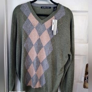 Northern Isles Silk Rayon Cashmere mens L  Sweater